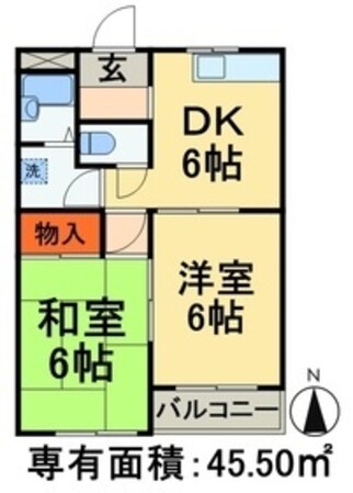 メゾンコムラの物件間取画像